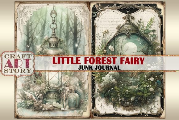 Download Little Forest Fairy Fantasy Junk Journal - Premium Resources
