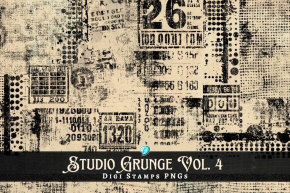 Download Studio Grunge Digi Stamps Vol. 4 - Stamp Collection