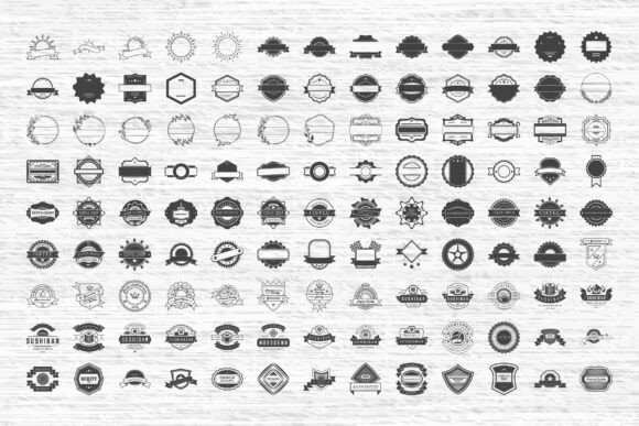 Download Vintage Logo Creation Kit Badges, Stamps - Stamp Collection