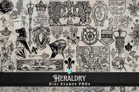 Download Heraldry Digi Stamps Transparent PNGs - Stamp Collection