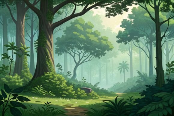 Download Creative Background with Forest - Forest Collection