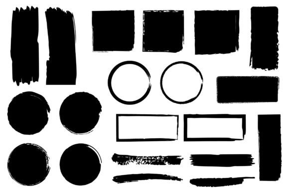 Download Collection of Abstract Brush Stroke Pack - Premium Resources